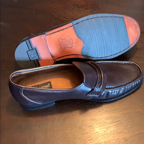 Botany 500 shoes men’s dark brown leather Slip on - Picture 6 of 9